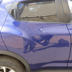 NISSAN JUKE F15 2010-2019 O/S/R DRIVERS SIDE REAR RIGHT SIDE DOOR SHELL BLUE