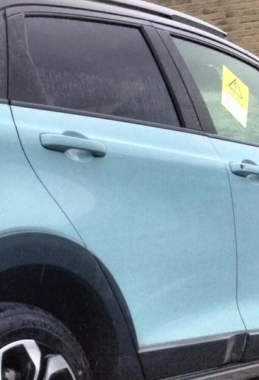 HONDA JAZZ MK5 2020-2023 DRIVER SIDE REAR RIGHT GENUINE DOOR SHELL IN BLUE