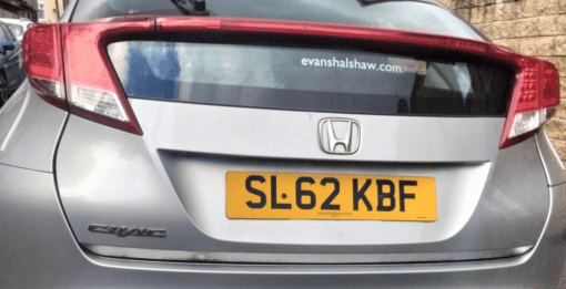 HONDA CIVIC MK9 2012-2016 REAR BOOT LID TAILGATE SHELL PANEL WITH SCREEN SILVER - Image 2