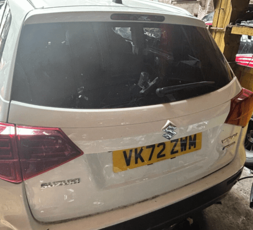 SUZUKI VITARA 2017-2022 REAR TAILGATE SHELL PANEL WITH GLASS SCREEN IN WHITE