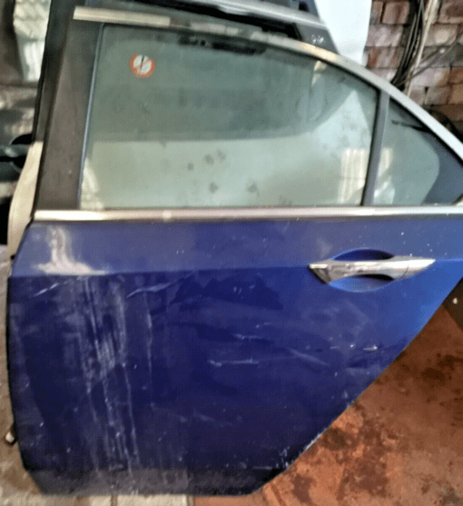 HONDA ACCORD MK8 2008-2014 N/S/R PASSENGER SIDE REAR LEFT  DOOR SHELL IN BLUE - Image 2
