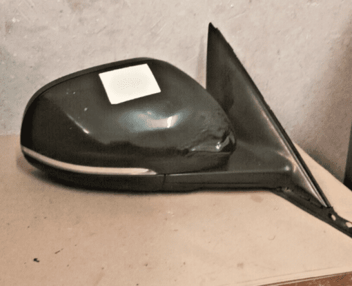 JAGUAR XF 2015-2019 O/S/F DRIVERS SIDE POWER FOLDING WING MIRROR IN BLACK BURNT