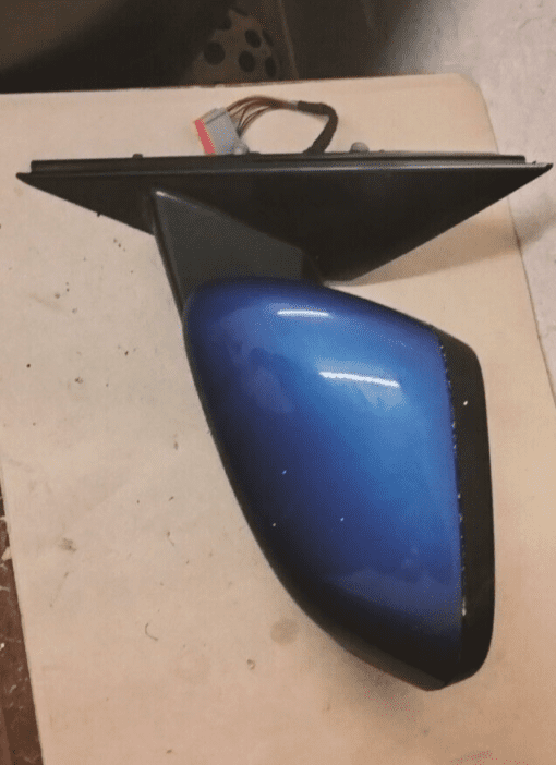 JAGUAR XF 2015-2019 N/S/F PASSENGER SIDE POWER FOLDING WING MIRROR IN BLUE - Image 2