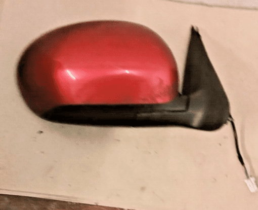 NISSAN JUKE 2010-2014 PRE FACELIFT O/S GENUINE DRIVER SIDE SIDE MIRROR IN MAROON - Image 2