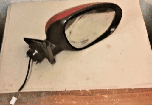 NISSAN JUKE 2010-2014 PRE FACELIFT O/S GENUINE DRIVER SIDE SIDE MIRROR IN MAROON - Image 3