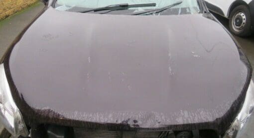 NISSAN QASHQAI J10 2010-2013 FACE-LIFT BONNET HOOD PANEL COMPLETE BLACK DAMAGED