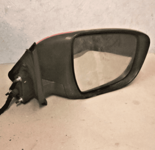 NISSAN JUKE F15 2014-2019 O/S/F DRIVER SIDE DOOR WING MIRROR IN RED * DAMAGED* - Image 3