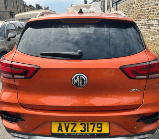 MG ZS MK2 2019-2022 REAR BOOT TAILGATE SHELL PANEL WITH SCREEN IN ORANGE