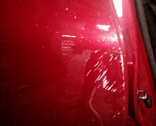 NISSAN JUKE F15 2010-2019 O/S/R DRIVERS SIDE REAR RIGHT SIDE DOOR SHELL IN RED - Image 3