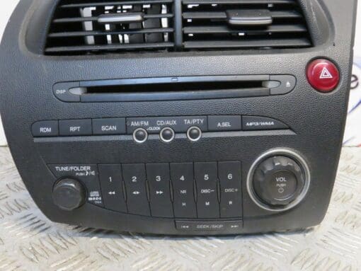 HONDA CIVIC 2006-2010 MK8 RADIO CD PLAYER MP3 WMA HEAD UNIT 39100-SMG-E014-M1 - Image 2
