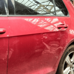 VOLKSWAGEN VW GOLF MK7 2013-2016 PASSENGER SIDE REAR LEFT DOOR SHELL IN MAROON