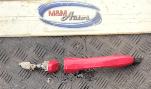 HONDA CIVIC MK9 2012-2016 O/S/F DRIVER SIDE FRONT KEY LOCK DOOR HANDLE IN RED