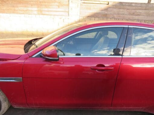 JAGUAR XE 2015-2021 N/S/F PASSENGER SIDE FRONT LEFT DOOR SHELL ONLY IN RED