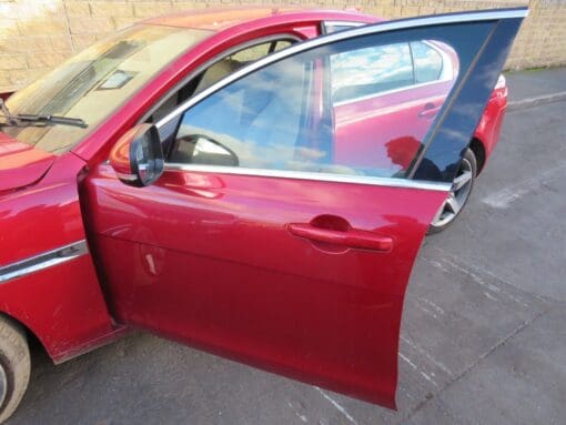 JAGUAR XE 2015-2021 N/S/F PASSENGER SIDE FRONT LEFT DOOR SHELL ONLY IN RED - Image 3