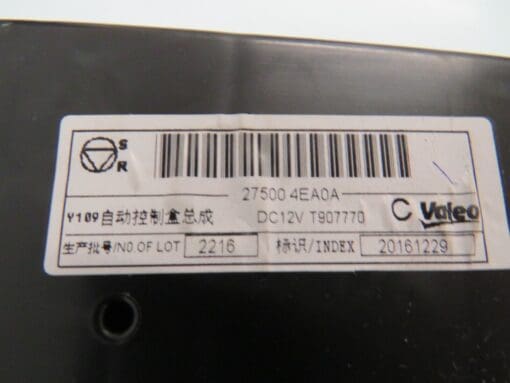 NISSAN QASHQAI J11 2014-2020 GENUINE HEATER CLIMATE CONTROL PANEL 27500-4EA0A - Image 5