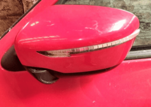 NISSAN JUKE F15 2014-2019 N/S/F GENUINE PASSENGER SIDE LEFT WING MIRROR IN RED