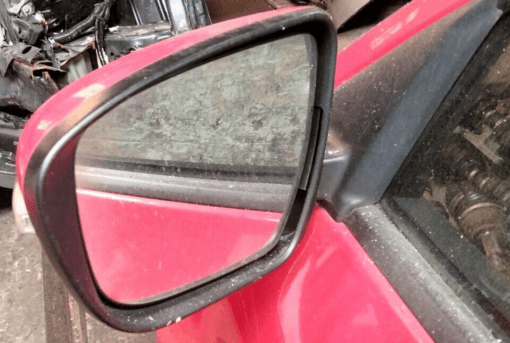 NISSAN JUKE F15 2014-2019 N/S/F GENUINE PASSENGER SIDE LEFT WING MIRROR IN RED - Image 2