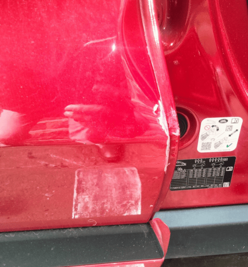 JAGUAR F PACE 2018-2022 GENUINE DRIVER SIDE REAR RIGHT DOOR SHELL IN RED - Image 2