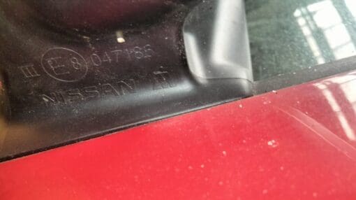 NISSAN JUKE F15 2014-2019 N/S/F GENUINE PASSENGER SIDE LEFT WING MIRROR IN RED - Image 3