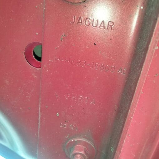 JAGUAR F PACE 2018-2022 FRONT DRIVER PASSENGER SIDE BONNET HINGES PAIR IN RED - Image 4