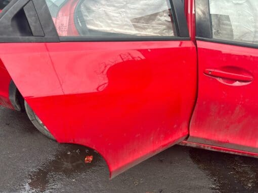 HONDA CIVIC MK9 2012-2016 O/S/R DRIVER SIDE REAR RIGHT DOOR SHELL BARE IN RED - Image 3