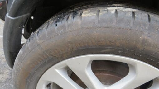 NISSAN JUKE F15 17" 5 SPOKE SPARE ALLOY WHEEL RIM AND TYRE 215/55/R17 - Image 5
