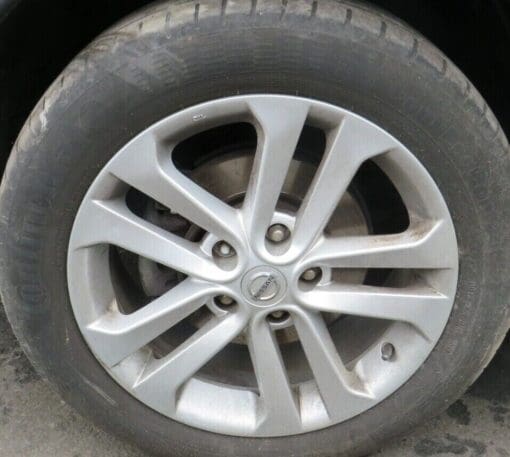 NISSAN JUKE F15 17" 5 SPOKE SPARE ALLOY WHEEL RIM AND TYRE 215/55/R17