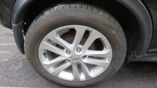 NISSAN JUKE F15 17" 5 SPOKE SPARE ALLOY WHEEL RIM AND TYRE 215/55/R17 - Image 3
