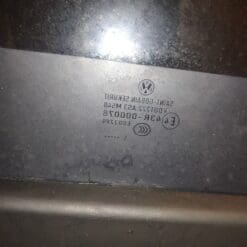 Alternative view of VOLKSWAGEN VW GOLF MK7 2012-2016 PANORAMIC SUNROOF GLASS TINTED BLACK 43R-000078