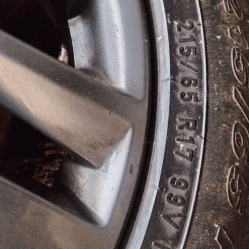 NISSAN QASHQAI J12 2022-2024 17" 5-SPOKE ALLOY WHEEL RIM WITH TYRE 215/65R17 - Image 3