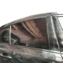 JAGUAR XE 2015-2021 DRIVER SIDE REAR WINDOW DROP GLASS TINTED BLACK 43R-011582