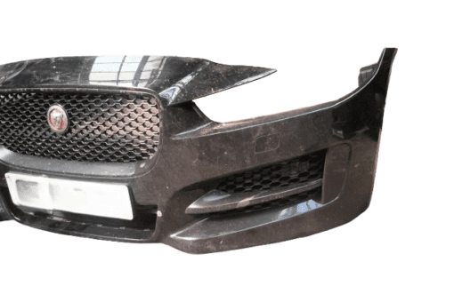 JAGUAR XE 2015-2021 FRONT BUMPER COVER PANEL WITH GRILLS COMPLETE IN BLACK - Image 3