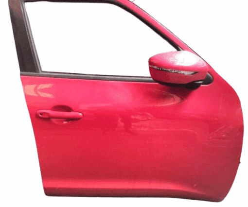 NISSAN JUKE F15 2014-2020 DRIVER SIDE FRONT DOOR SHELL ONLY IN RED