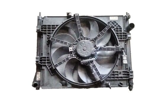 NISSAN JUKE F15 2014-2019 1.2LTR PETROL WATER RADIATOR WITH FAN 21481 3ZU0D - Image 2