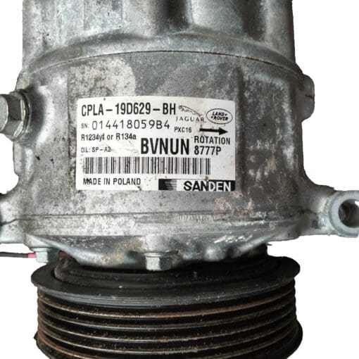 JAGUAR F PACE 2018-2022 2.0LTR DIESEL A/C COMPRESSOR PUMP CPLA-19D629-BH - Image 5