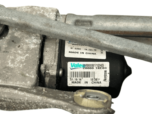 NISSAN JUKE F15 2010-2019 FRONT WINDSCREEN WIPER LINKAGE AND MOTOR 28800 1KE0C - Image 4