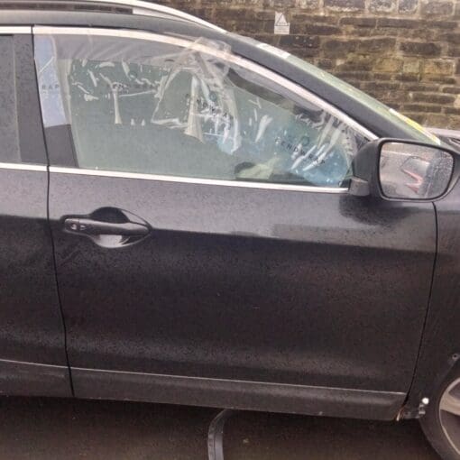 NISSAN QASHQAI J11 2014-2020 DRIVER SIDE FRONT RIGHT DOOR SHELL IN BLACK