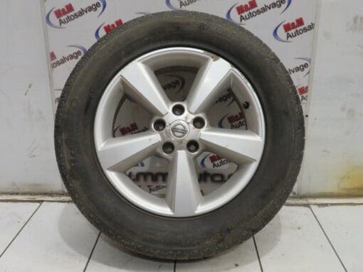 NISSAN QASHQAI J10 JJ10 2007-2010 17" 5 SPOKE ALLOY SPARE WHEEL & TYRE 215/65/17