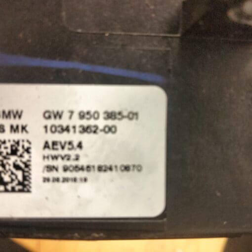 BMW 3 SERIES 2014 AUTOMATIC GEAR LEVER SHIFTER SELECTOR GENUINE GW7950385-01 - Image 5