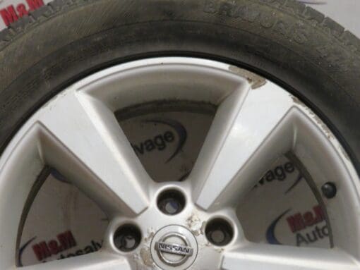 NISSAN QASHQAI J10 JJ10 2007-2010 17" 5 SPOKE ALLOY SPARE WHEEL & TYRE 215/65/17 - Image 2
