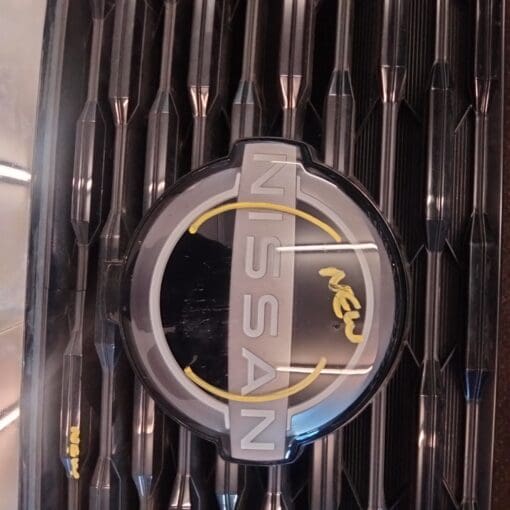 NISSAN X-TRAIL 2020-2024 FRONT BUMPER GRILL WITH EMBLEM GENUINE 62310-6RA0A - Image 2