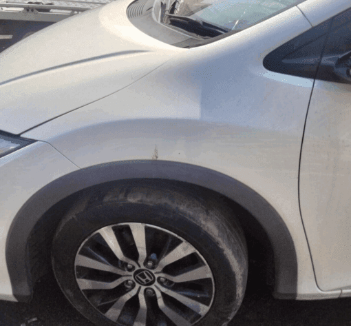 HONDA CIVIC MK9 2012-2016 PASSENGER SIDE FRONT LEFT WING FENDER IN WHITE