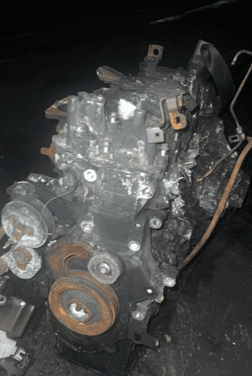 JAGUAR F-PACE 2.0 DIESEL ENGINE COMPLETE SLIGHTLY BURNT CASING SPARE OR REPAIRS - Image 6