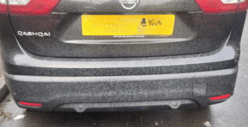 NISSAN QASHQAI J11 2014-2020 REAR BUMPER COVER WITH DIFFUSER REFELCTORS COMPLETE