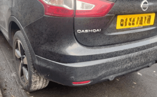 NISSAN QASHQAI J11 2014-2020 REAR BUMPER COVER WITH DIFFUSER REFELCTORS COMPLETE - Image 3
