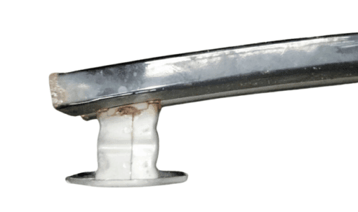 NISSAN QASHQAI J11 2014-2020 REAR BUMPER BAR WITH BLOCKS IN BLACK - Image 5