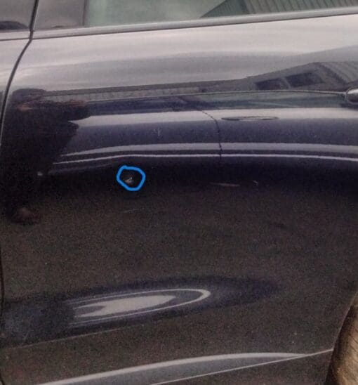 JAGUAR F PACE R SPORT 2019-2023 PASSENGER SIDE REAR DOOR SHELL IN BALCK - Image 2