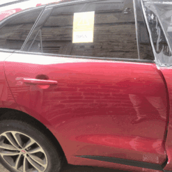 JAGUAR F PACE 2018-2022 GENUINE DRIVER SIDE REAR RIGHT DOOR SHELL IN RED