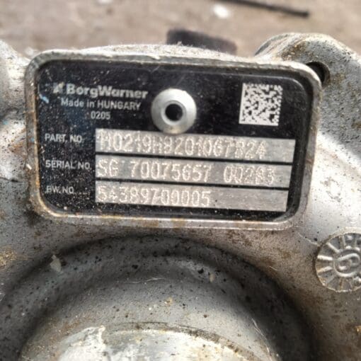 NISSAN QASHQAI J11 2014-2019 1.6LTR DIESEL TURBO TURBOCHARGER 110219H8201067824 - Image 4