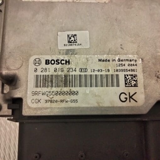 HONDA CRV MK3 2007-2013 2.2LTR DIESEL ENGINE CONTROL MODULE ECU 37820-RFW-G55 - Image 4